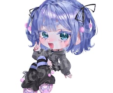 厚塗りの綺麗でかわいいSDキャラを描きます イメージ1