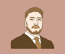 顔写真は苦手！同系色でまとめたイラストお作ります シンプルで雰囲気のあるイラストをアイコンや名刺にどうぞ♪
