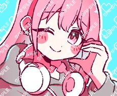 ポップでかわいいアイコン制作します イメージ1