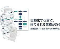 業務自動化の前に、自動化すべき業務を診断します 作らない判断まで含めて、業務を診断します