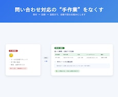 問い合わせの受付〜自動返信の仕組みを作ります イメージ1