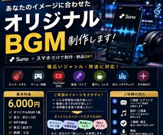 イメージに合わせてたオリジナルBGMを制作します イメージ1