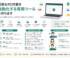 あなた専用の業務効率化ツールを作ります イメージ1