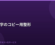 PDFの文字をコピー用に整形します イメージ1