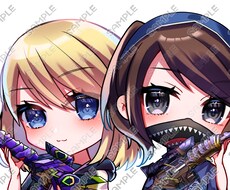 ちびキャラ・ミニキャラ・デフォルメキャラ描きます SNS・荒野行動・YouTubeのアイコンにピッタリです！