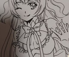 ハガキ、ミニ色紙サイズでイラスト描きます イメージ1