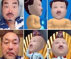 SNOWや似顔絵から3Dデジタル似顔絵作製します イメージ1
