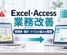 Excel・Access業務を診断・改善します イメージ1