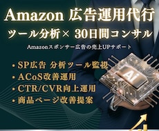 Amazon SP広告を30日間運用します Amazon物販のプロのツール監視と改善運用を提供