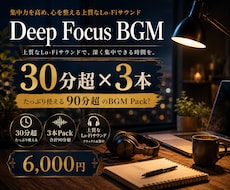 Lo-Fi BGM 30分超×3本販売します イメージ1