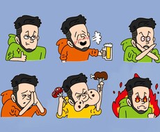 商用OK！LINEスタンプ制作致します かわいく！でも個性的に！オリジナルスタンプ制作！