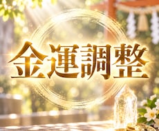 金運の悩みに寄り添い調整します イメージ1