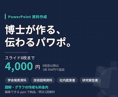 図解込みでパワポ8枚を4000円で作成します イメージ1