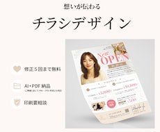伝わるチラシ・フライヤーを丁寧にデザインします イメージ1