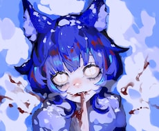 厚塗りで仄暗さのある可愛らしいイラストを描きます 仄暗くて可愛いイラストをお求めの方へ　サムネイル、一枚絵など