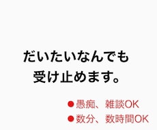 だいたいなんでも受け止めます イメージ1