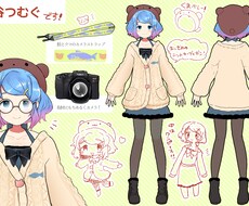 キャラデザイン込みでLive2dアバター作成します キャラデザインからアバターまで！