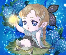 魅力的なＳＤ描きます 綺麗・ファンタジー・厚塗り風・アニメ塗りも可能！