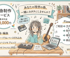 オリジナル楽曲を作曲・編曲・ボーカル収録致します イメージ1