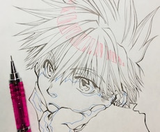 希望キャラを模写しアニメ原画風に描き起こしますます 元アニメーター兼イラストレーターです
