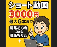 ショート動画編集します イメージ1