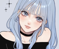 透明感のあるイラスト作成します SNSアイコン、ヘッダー、一枚絵等のイラストを作成します。