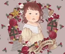 クリスマスにぴったりな似顔絵を描きます イメージ1