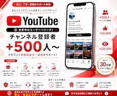 初出品セール⭐️YouTube登録者数増やします イメージ1