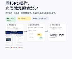 画像付き業務マニュアル・操作手順書を作ります 新人教育・引継ぎをラクに｜Word・PDFで納品