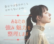 あなたの魅力・強み整理します イメージ1
