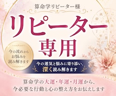 算命学リピーター様専用今の運気と悩みときます イメージ1