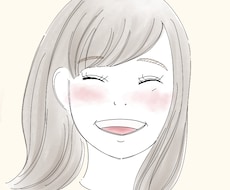 女性向け！オシャレなイラストアイコン制作します 写真1枚からイラストに☆オシャレアイコンで差をつけよう