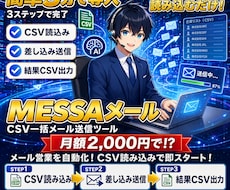 NEW「メッサメール送信」自動メールできます メール自動配信システムがこの価格で登場