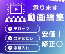字幕 テロップ 文字起こしを安価で承ります イメージ1