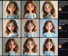 3Dミニキャラのアイコン作成GPTs販売します 3Dミニキャラを誰でも簡単に作れる！ GPTs」です
