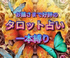 タロット一本で鑑定します 甘辛味のタロット占い体験を届けするよ