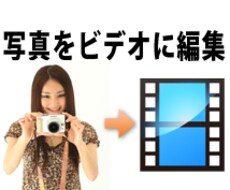 あなたの写真を音楽付き動く写真集(フォトムービー)にアップグレードします！