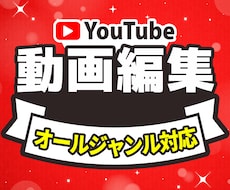 Youtube向け動画の編集致します 丁寧でこだわった編集を致します