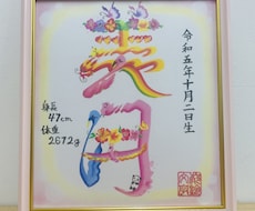 プレゼントに人気の花文字でお名前や文字描きます イメージ1