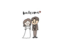 データでウェディングボード描きます イメージ1