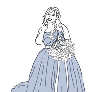 シンプルで温かみのある線画似顔絵描きます 優しく印象の良いアイコンを格安で！
