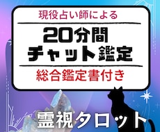 恋愛や仕事等、気になる事、20分チャット鑑定します 20分間占い放題☆お気に入り登録で、無料お試し鑑定あり☆