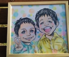 気持ちを込めた手描きの似顔絵を描きます イメージ1