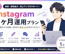 1ヶ月　Instagram運用代行、投稿代行します イメージ1