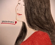 記念日やお子さんの成長記録に写真から似顔絵描きます イメージ1