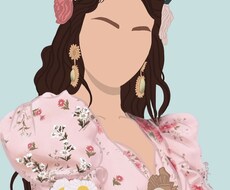 あなたのお気に入りの写真を元にイラスト作成します イメージ1