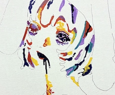 原画一点物！退廃的で個性的なイラスト描きます 心に刺さる鮮やかで退廃的な世界観。一点物の原画をお届けします
