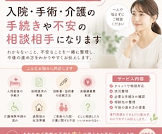 入院・手術・介護の手続きで困っていませんか？ます イメージ1