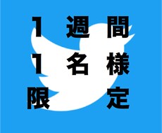 ★商材に適したアカウントに掲載できます！【毎週１名様限定１週間】Twitterによる広告・宣伝・拡散