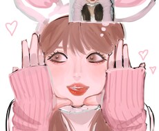 可愛い女の子のイラスト描きます イメージ1